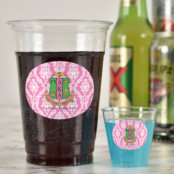 Custom Design - 16oz Party Cup & Plastic Shot Glass - In Context