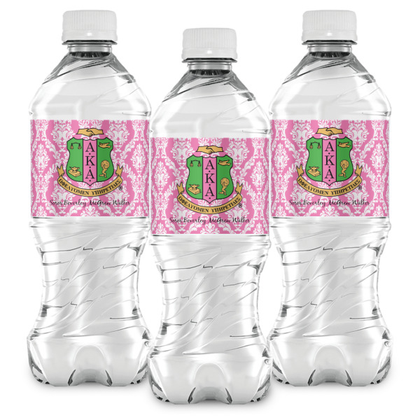 Custom Design - Water Bottle Labels - Front View