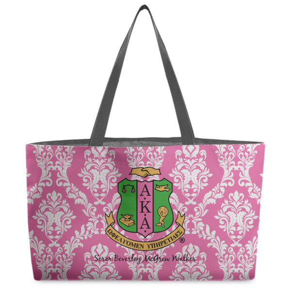 Custom Design Your Own Beach Totes Bag - w/ Black Handles