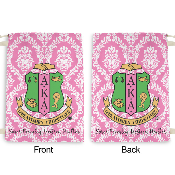 Custom Design - Large Laundry Bag - Front & Back View