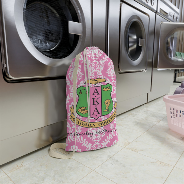 Custom Design - Small Landry Bag - In Context