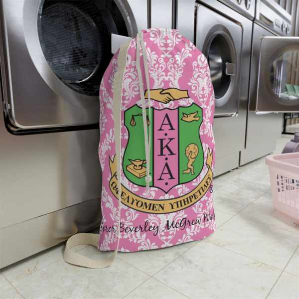 Custom Design - Large Laundry Bag - In Context