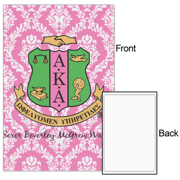 Custom Design - 24x36 - Matte Poster - Front & Back