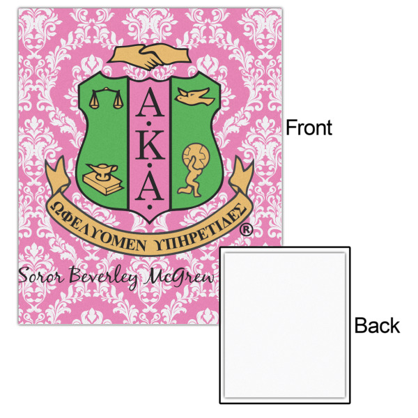 Custom Design - 20x24 - Matte Poster - Front & Back