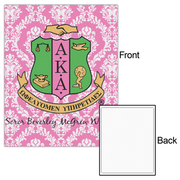 Custom Design - 16x20 - Matte Poster - Front & Back