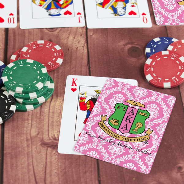 Custom Design - On Table with Poker Chips