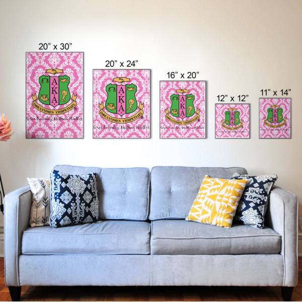 Custom Design - Wood Prints - Size Comparison