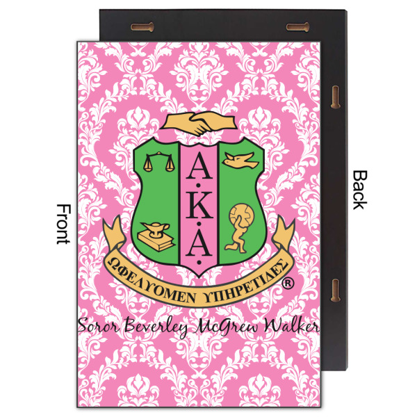 Custom Design - 20x30 Wood Print - Front & Back View