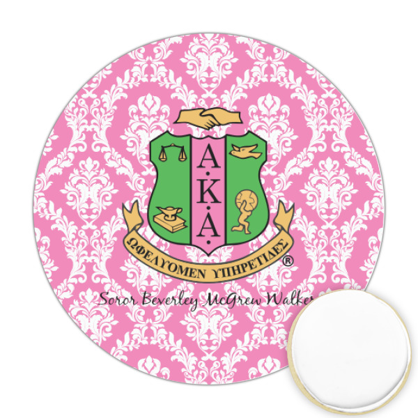 Custom Design Your Own Printed Cookie Topper - Round