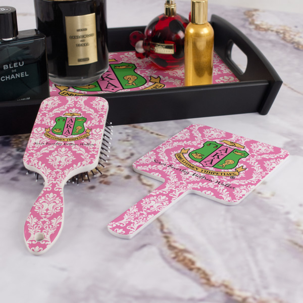 Custom Design - Hair Brush and Hand Mirror - Bathroom Scene