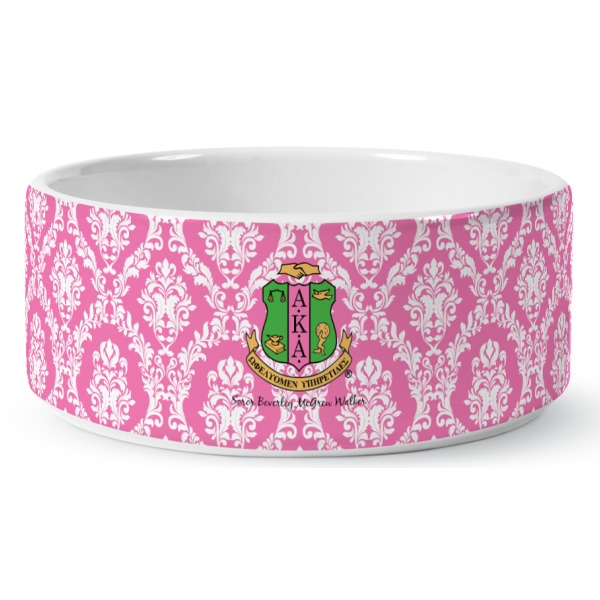 Custom Design - Ceramic Dog Bowl - Medium - Front