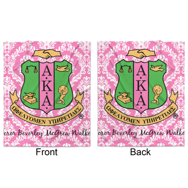 Custom Design - Minky Blanket - 50"x60" - Double Sided - Front & Back