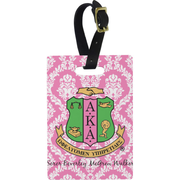 Custom Design Your Own Plastic Luggage Tag - Rectangular