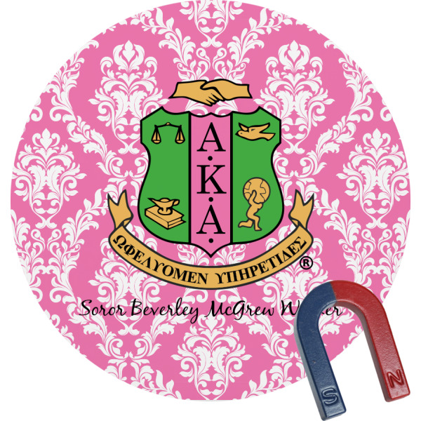 Custom Design Your Own Round Fridge Magnet