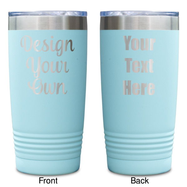 Custom Design - Teal Polar Camel Tumbler - 20oz -Double Sided - Approval