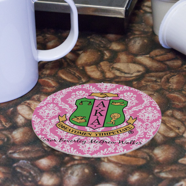 Custom Design - Round Paper Coaster - Front