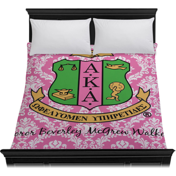 Custom Design - Duvet Cover - Queen - On Bed - No Prop