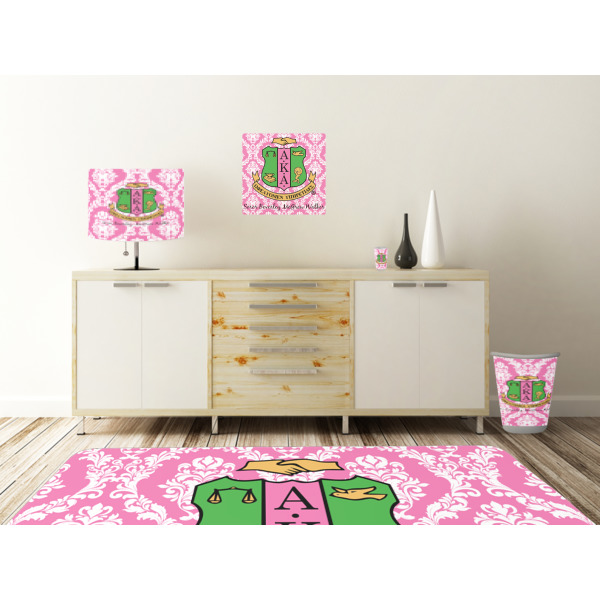 Custom Design - Square Wall Decal Wooden Desk