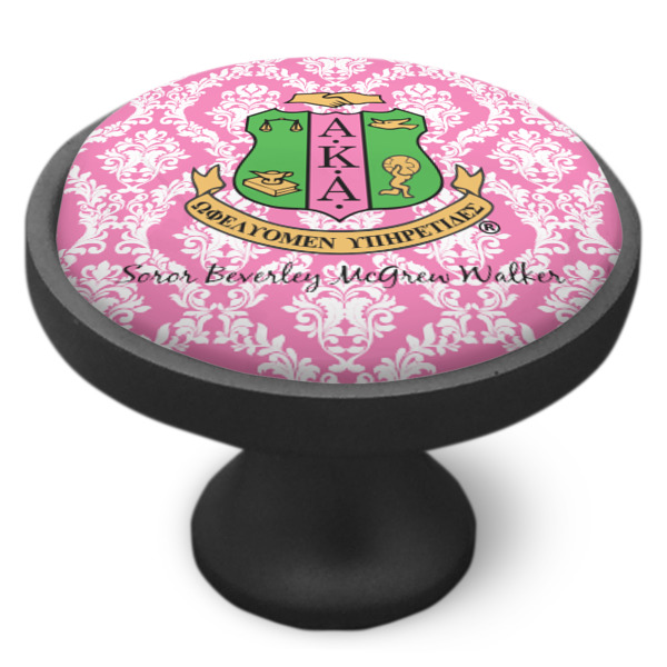 Custom Design - Cabinet Knob - Black - Side