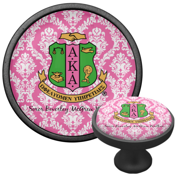 Custom Design - Cabinet Knob - Black - Multi Angle