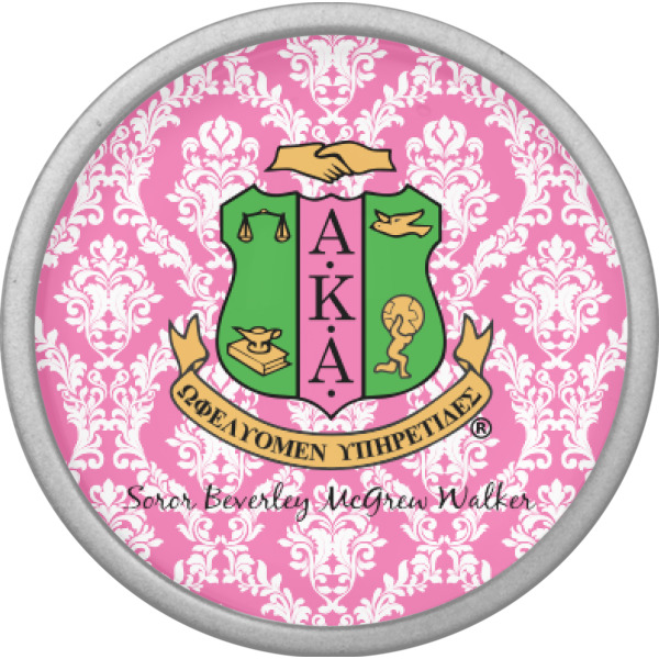 Custom Design - Cabinet Knob - Nickel - Front