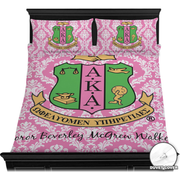 Custom Design - Bedding Set - Queen - Duvet - On Bed