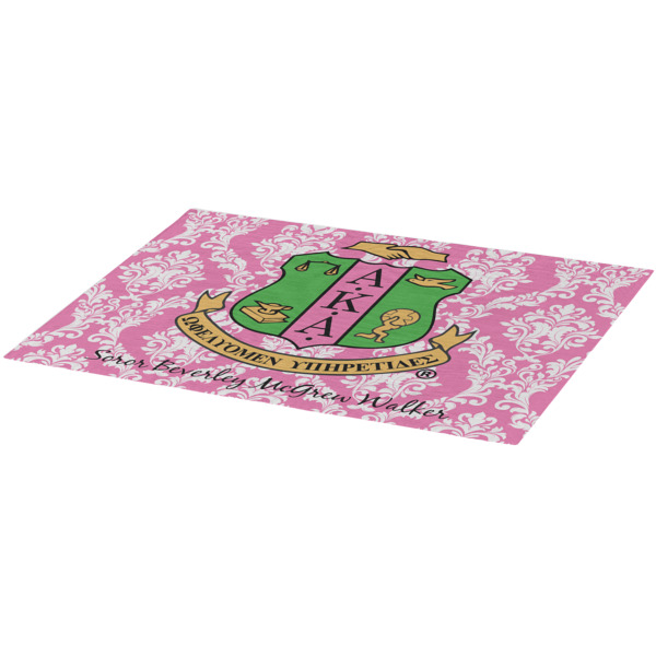 Custom Design - Burlap Placemat (Angle View)