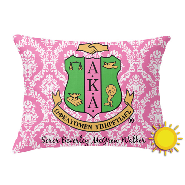 Custom Design Your Own Outdoor Throw Pillow - Rectangular