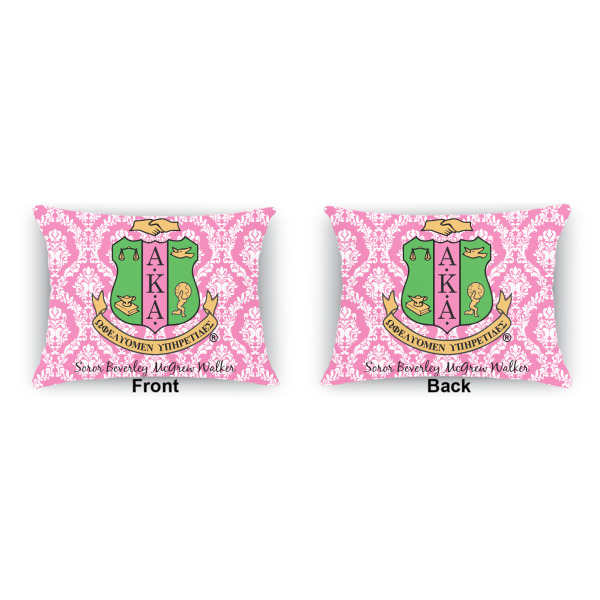 Custom Design - Outdoor Rectangular Throw Pillow (Front and Back)