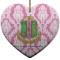 Design Your Own Heart Ceramic Ornament