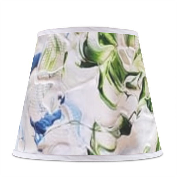 Custom Design - Poly Film Empire Lampshade - Front View