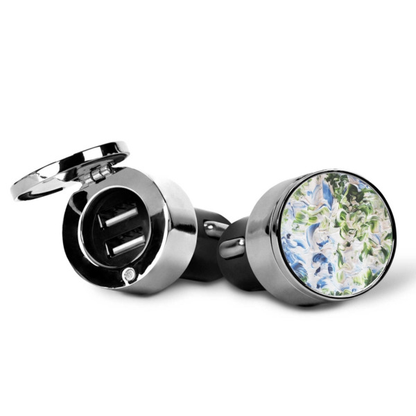 Custom Design - USB Car Charger - Open & Closed