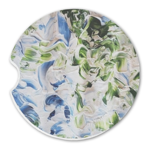 Custom Design - Sandstone Car Coaster - Single