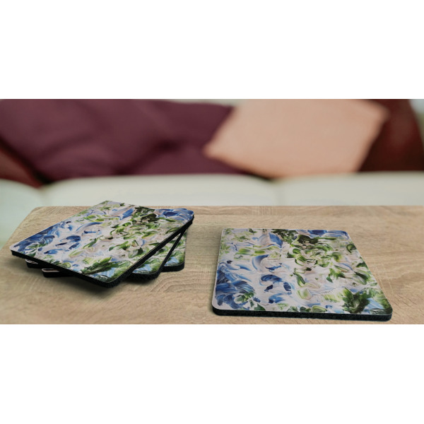 Custom Design - Coaster Rubber Back - On Coffee Table