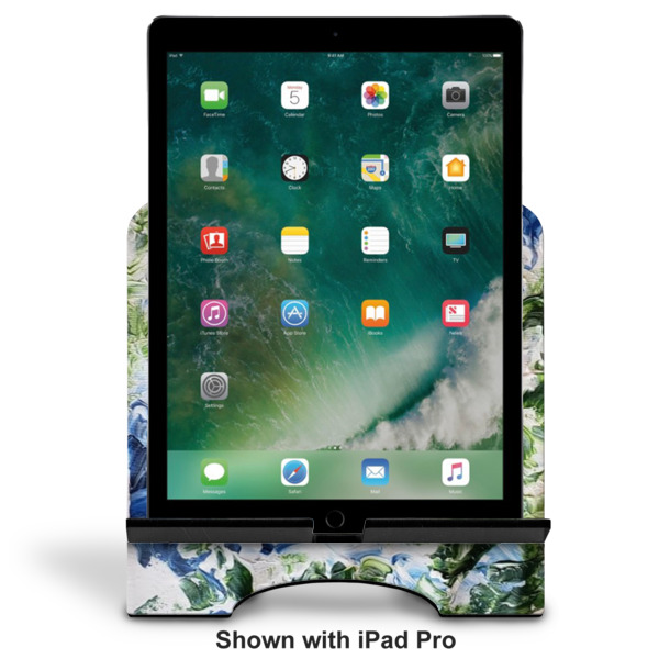 Custom Design - Stylized Tablet Stand - Front with ipad