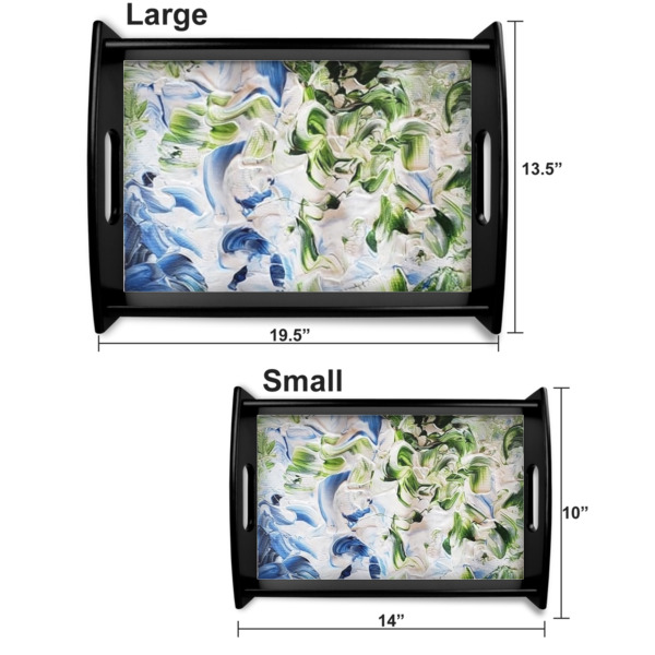 Custom Design - Serving Tray Black Sizes