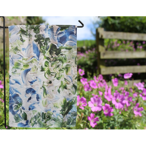 Custom Design - Garden Flag - Outside In Flowers