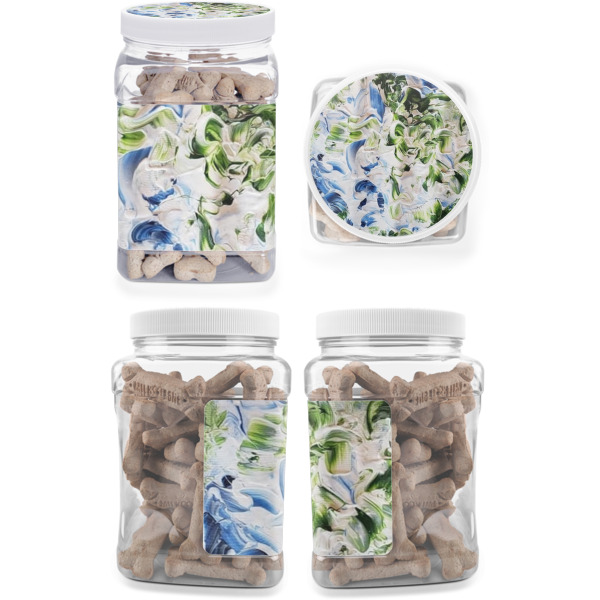 Custom Design - Pet Treat Jar - Multiple Angles