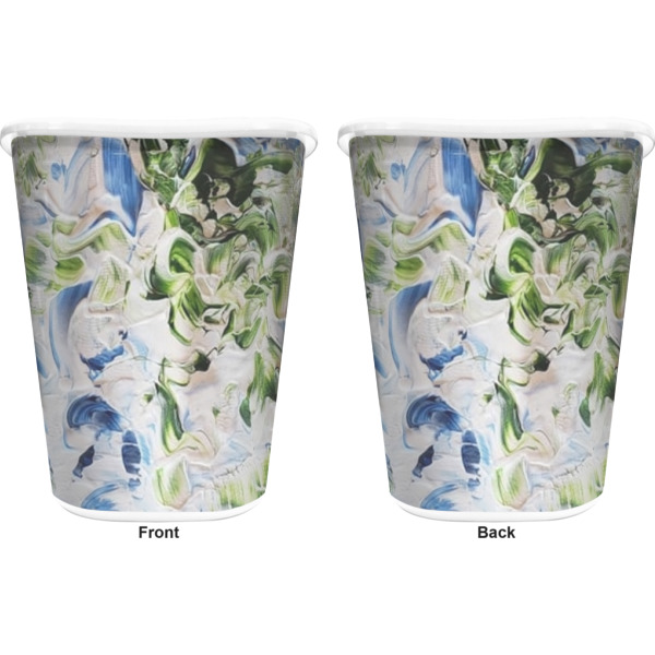 Custom Design - Waste Basket - White - Double Sided - Approval