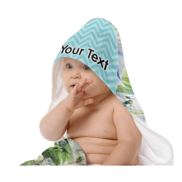 Custom Design - Baby Hooded Towel on Child