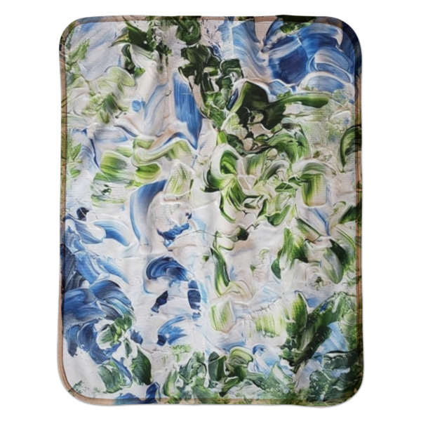 Custom Design - Baby Sherpa Blanket - Flat