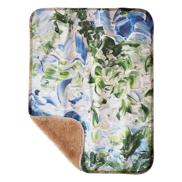 Custom Design Your Own Sherpa Baby Blanket - 30" x 40"