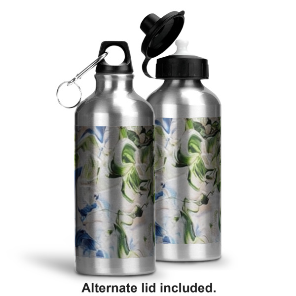 Custom Design - Aluminum Water Bottle - Alternate lid options