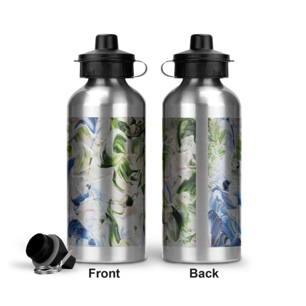 Custom Design - Aluminum Water Bottle - Front and Back