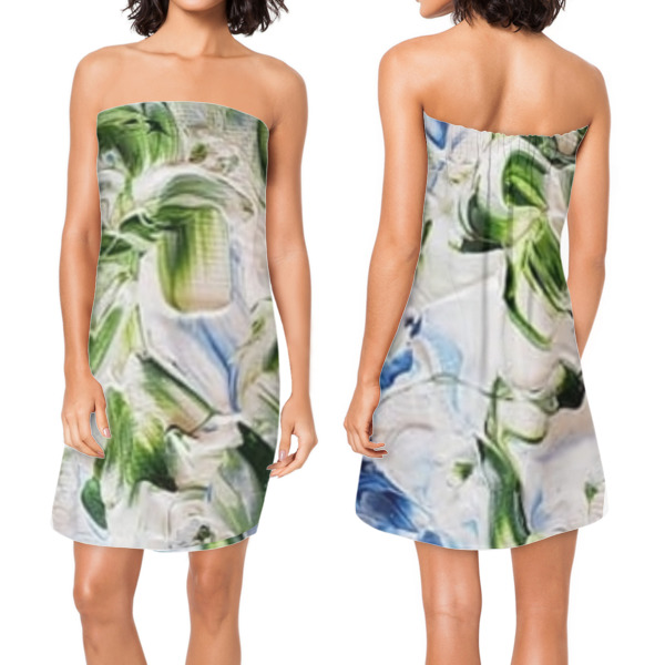 Custom Design - Custom Bath Wrap - Front & Back View