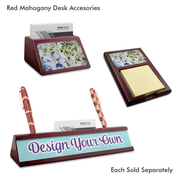 Custom Design - Mahogany Desk Accessories