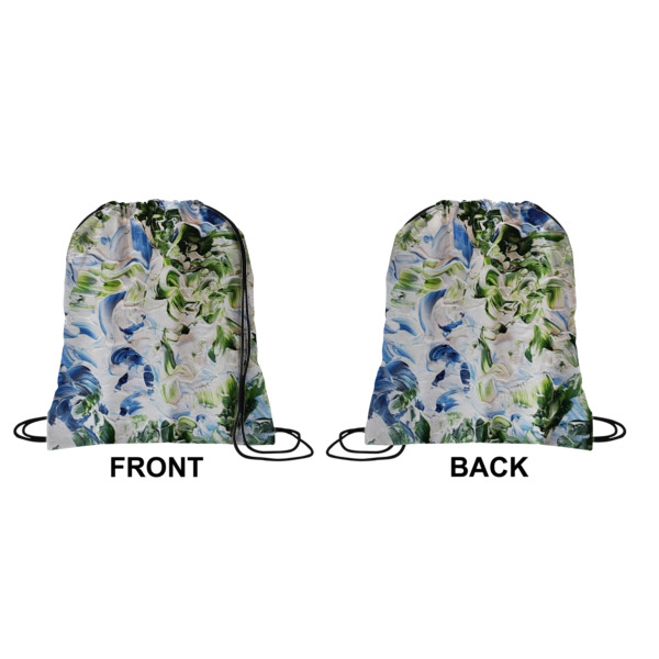 Custom Design - Drawstring Backpack Front & Back Medium