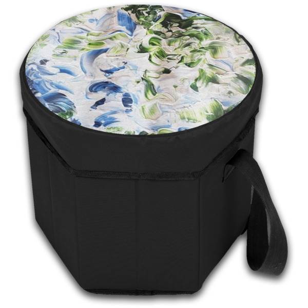 Custom Design - Collapsible Personalized Cooler & Seat (Closed)