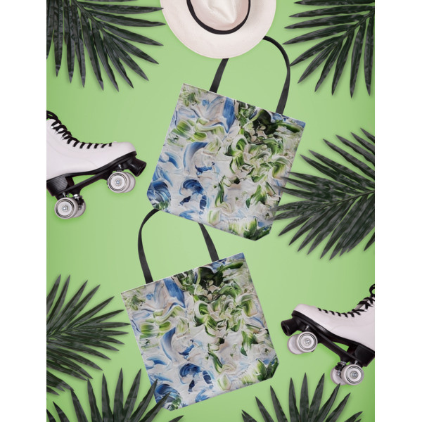 Custom Design - Canvas Tote Lifestyle Front and Back