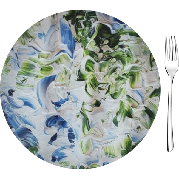 Custom Design Your Own 8" Glass Appetizer / Dessert Plate